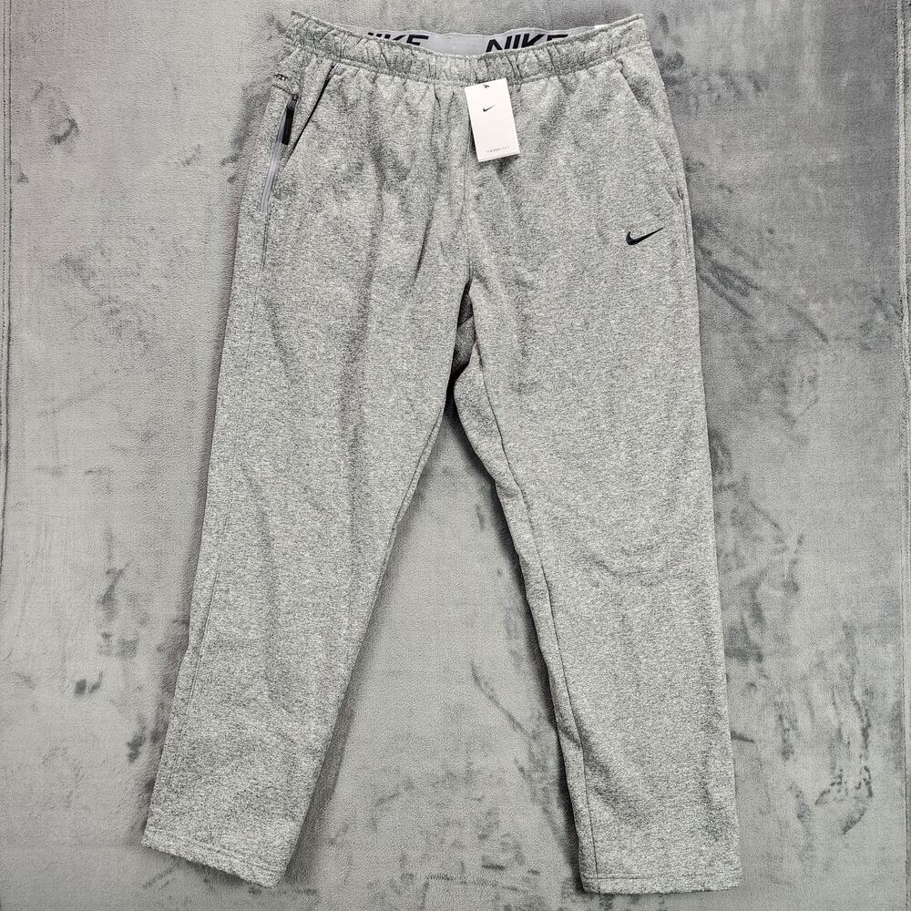 Nike Therma-FIT Training Fitness Sweat Pants DQ4856-063 Gray - Men's XXL